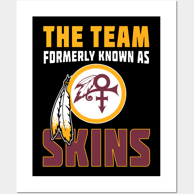 Funny Washington Football Team Redskins Parody Tee Wall Art by FFFM